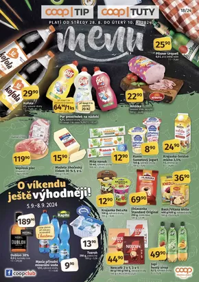 Coop katalog v Mladá Boleslav | Objevte atraktivní nabídky | 2024-08-28 - 2024-09-10