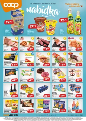 Coop katalog v Bruntál | Top nabídky pro všechny lovce výhodných nákupů | 2024-08-28 - 2024-09-10