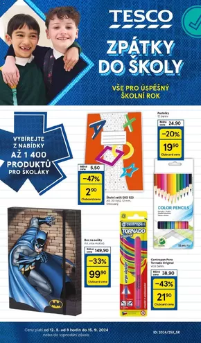 Tesco katalog v Černošice | Skvělé slevy na vybrané produkty | 2024-08-12 - 2024-09-15