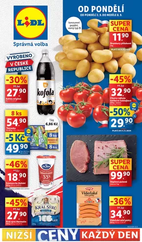 Lidl katalog v Prostějov | Aktuální výhodné nabídky a slevy | 2024-08-29 - 2024-09-08