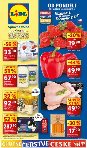 Lidl katalog v Otrokovice | Široký výběr nabídek | 2024-09-05 - 2024-09-15