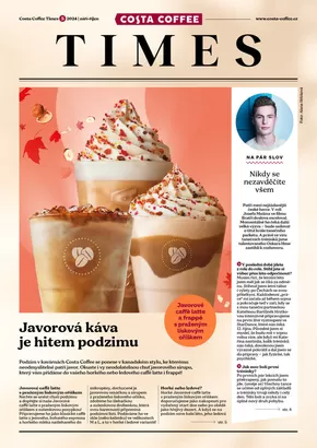 Costa Coffee katalog v Hlučín | Září–Říjen 2024 | 2024-09-10 - 2024-10-31