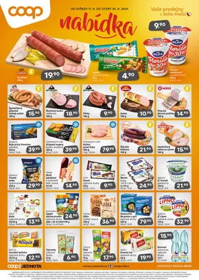 Coop katalog v Žďár nad Sázavou | Aktuální speciální akce | 2024-09-11 - 2024-09-24