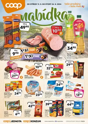 Coop katalog v Přeštice | Nové nabídky k objevování | 2024-09-11 - 2024-09-24