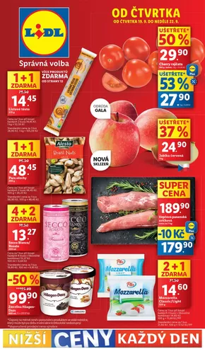 Lidl katalog v Rychnov nad Kněžnou | Top nabídky pro všechny zákazníky | 2024-09-12 - 2024-09-22