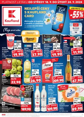 Kaufland katalog v Kostelec nad Orlicí | Kaufland leták | 2024-09-18 - 2024-09-24