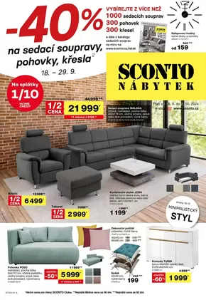 Sconto katalog | AKTUÁLNÍ LETÁK SCONTO | 2024-09-18 - 2024-10-08