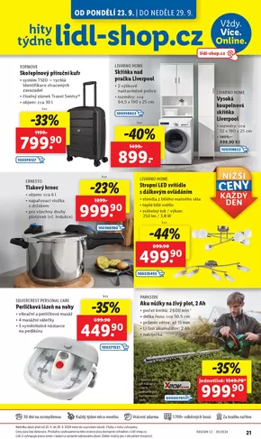 Lidl katalog v Rychnov nad Kněžnou | Hity týdne se slevou až 44 % | 2024-09-19 - 2024-09-29