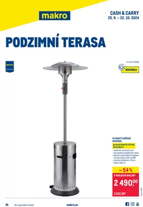 Makro katalog v Ostrava | Podzimní terasa | 2024-09-25 - 2024-10-22