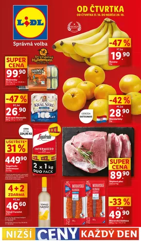 Lidl katalog v Žďár nad Sázavou | Akční leták OD ČTVRTKA | 2024-10-10 - 2024-10-20