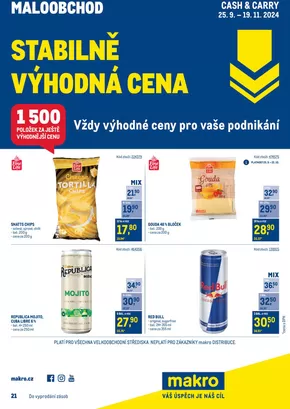 Makro katalog v Ostrava | Stabilně výhodná cena - maloobchod | 2024-09-25 - 2024-11-19