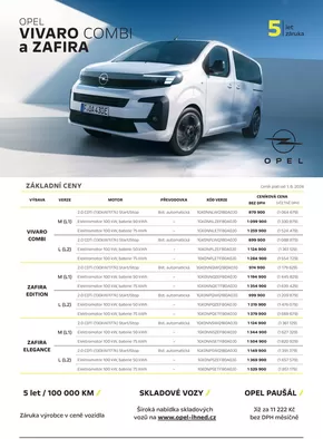 Opel katalog v Pardubice | OPEL VIVARO COMBI a ZAFIRA | 2024-10-18 - 2025-03-31