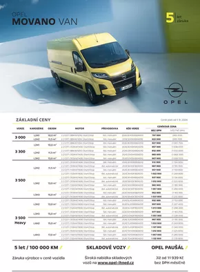 Opel katalog v Liberec | OPEL MOVANO VAN | 2024-10-18 - 2025-03-31