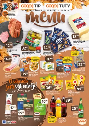 Coop katalog v Nové Město na Moravě | Aktuální výhodné nabídky a slevy | 2024-11-06 - 2024-11-19