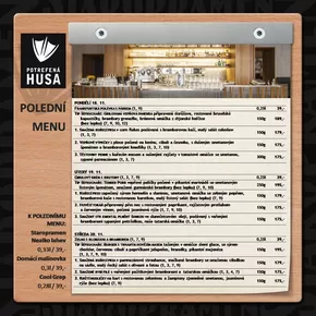 Potrefená Husa katalog | Polední menu | 2024-11-18 - 2024-11-22