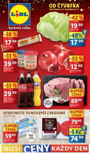 Lidl katalog v Karlovy Vary | Akční leták OD ČTVRTKA | 2024-11-14 - 2024-11-24