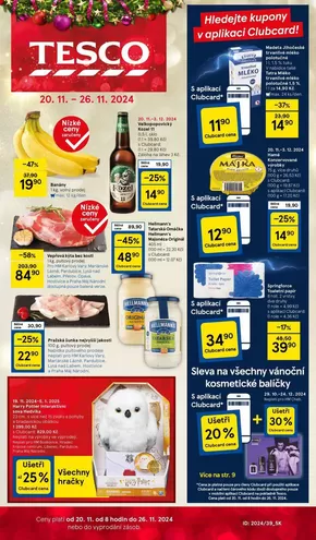 Tesco katalog | Tesco leták - Hypermarkety - Od 20.11 do 26.11.2024 | 2024-11-20 - 2024-11-26