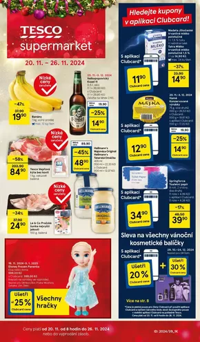 Tesco katalog | Tesco leták - Supermarkety - Od 20.11 do 26.11.2024 | 2024-11-20 - 2024-11-26