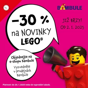 Bambule katalog | Sleva 30% na novinky LEGO! | 2024-12-31T00:00:00+01:00 - 2025-01-20T23:59:00+01:00