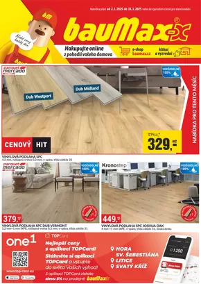 Baumax katalog v Třebíč | Naše nejlepší nabídky pro vás | 2025-01-02T00:00:00.000Z - 2025-01-31T00:00:00.000Z