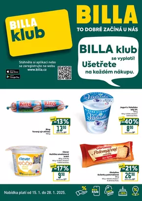 Billa katalog v Jihlava | Leták BILLA klub | 2025-01-15T00:00:00+01:00 - 2025-01-29T23:59:00+01:00