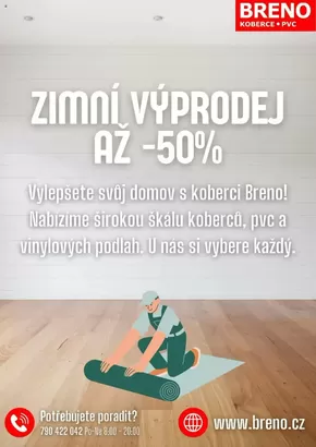 Koberce Breno katalog v Mladá Boleslav | Zimní Výprodej Až -50% | 2025-01-15T00:00:00+01:00 - 2025-02-13T23:59:00+01:00