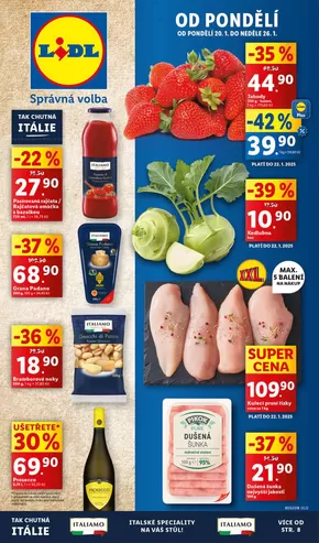 Lidl katalog v Černošice | Akční leták OD PONDĚLÍ | 2025-01-21T00:00:00+01:00 - 2025-01-27T23:59:00+01:00