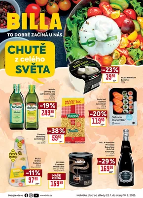 Billa katalog | Billa Katalog: Chutě světa | 2025-01-22T00:00:00+01:00 - 2025-02-19T23:59:00+01:00