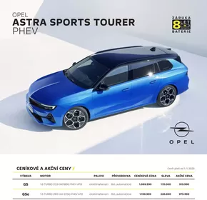 Opel katalog | OPEL ASTRA SPORTS TOURER PHEV | 2025-01-22T00:00:00.000Z - 2025-03-31T00:00:00.000Z