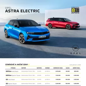 Opel katalog | ASTRA ELECTRIC | 2025-01-22T00:00:00.000Z - 2025-03-31T00:00:00.000Z