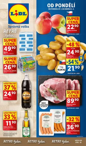 Lidl katalog v Plzeň | Top nabídky pro šetrné zákazníky | 2025-01-23T00:00:00+01:00 - 2025-02-03T23:59:00+01:00