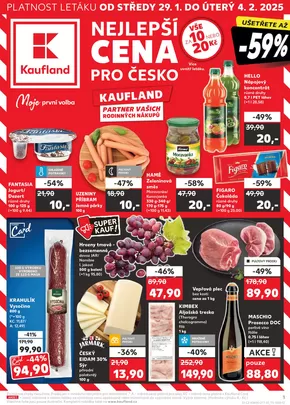 Kaufland katalog v Hradec Králové | Kaufland leták | 2025-01-30T00:00:00.000Z - 2025-02-04T00:00:00.000Z