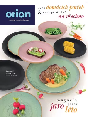 Orion katalog v Náměšť nad Oslavou | Svět domácích potřeb & recept úplně na všechno | 2025-03-07T00:00:00.000Z - 2025-08-31T00:00:00.000Z