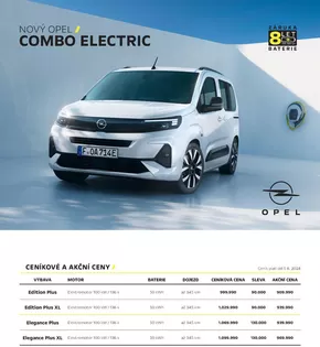 Opel katalog v Černošice | NOVÝ OPEL COMBO ELECTRIC | 2024-07-26 - 2025-01-31