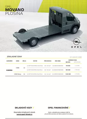 Opel katalog | OPEL MOVANO PLOŠINA | 2024-07-26T00:00:00.000Z - 2025-01-31T00:00:00.000Z