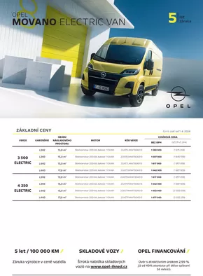 Opel katalog v Černošice | OPEL MOVANO ELECTRIC VAN | 2024-07-26 - 2025-01-31